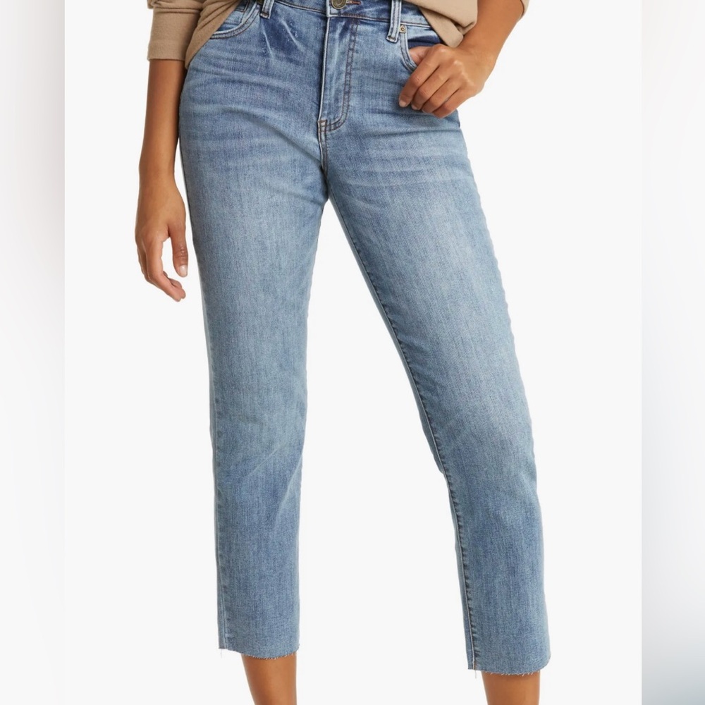 Kut from the Kloth Blue Ankle Cropped Jeans